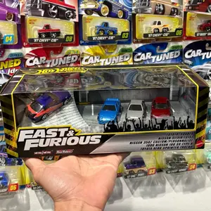 fast and the furious Tokyo drift diorama set diecast cars 1:64 scale ( Damaged Packaging )