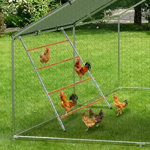 55" x 39" Chicken Perch for Coop, Heavy Duty Wooden Chicken Roosting Bars, Backyard Poultry Farm Roost Bars for Hens & Chicks, Easy Installation