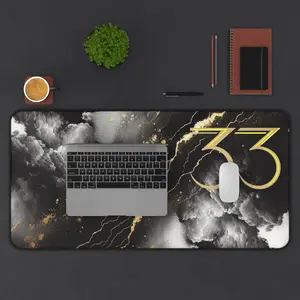 Clair Obscur: Expedition 33 Desk Mat | Black Cloud Mouse Pad