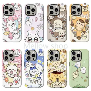 Chiikawa Usagi & Hachiware Phone Case, Perfect Gift for Fans, Shockproof TPU Cover for iPhone 17, 16, 15, 14, 13, 12, 11, Pro, Pro Max, Air, Plus | Samsung Galaxy S23, S24, S25, S26, Plus, Ultra