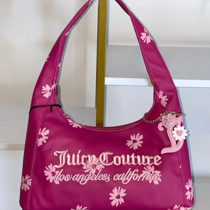 Juicy Couture Pink Daisy Shoulder Bag