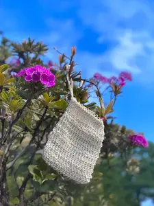 Exfoliating Soap Bag- Natural Sisal Pouch for Shower & Body Scrub