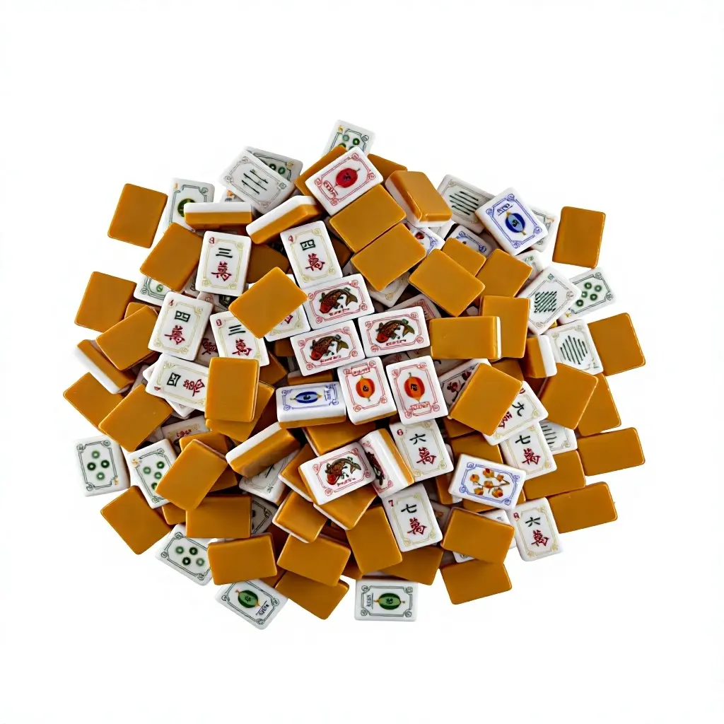 Luxury American-Style Acrylic Mahjong Set - 4-Layer, 36mm, 160 Tiles with Traditional Chinese Dragon, Phoenix, Crane Designs for Family Gatherings, Tabletop Game Entertainment