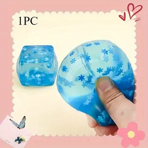 Snowflake Ice Squeeze Fun Slow Jump Toy, Sensory Ice Toy, Perfect Party Gift, Day Halloween Christmas Present