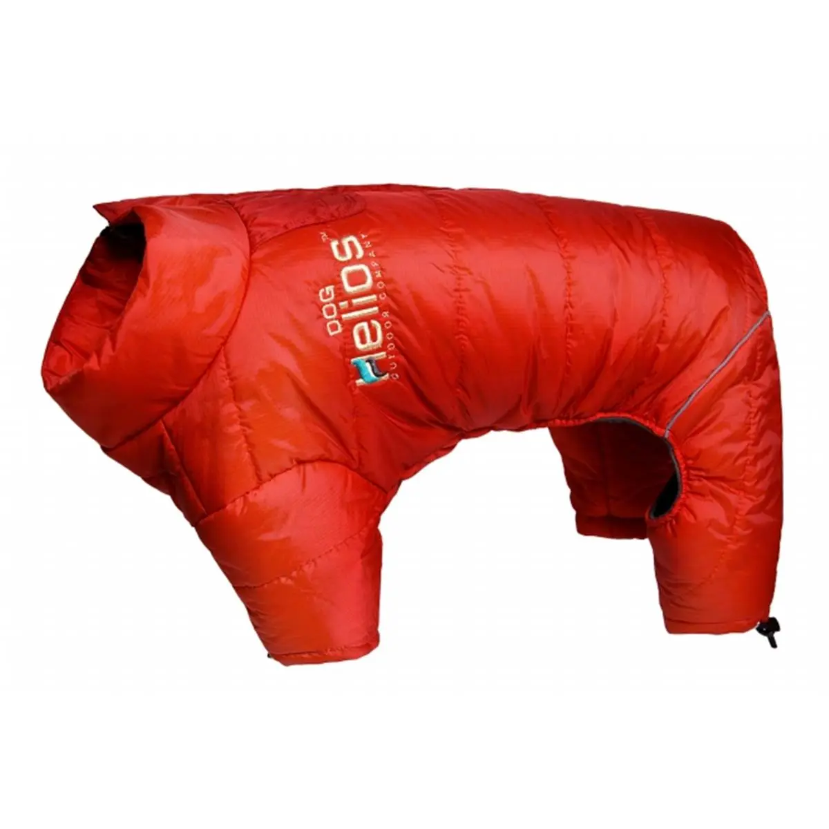212 MAIN Helios Thunder-Crackle Waded-Plush Dog Lifejacket - Adjustable, 3M Reflective, Full-Body, Weatherproof, Cold-Proof, Red, Extra Small Size
