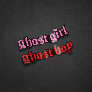 Ghost Girl and Ghost boy. two sticker pack 5 inches Decor Set Decorative Ornaments Spooky