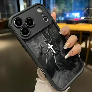 The angel whoap pearedto Balaam Soft&Flexible TPU Silicone Phone Case For iPhone 17 Pro Max AIR 16 15 14 13 12 11 Plus XSMAX Cases Durable|Shockproof|Full Camera Protection|Anti-Scratch|Anti-Fingerprint|Slim Fit|Gift For Girlfriend/Men/Women