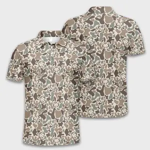 Camo Polo, Deer Hunting Polo, Perfect Gift for Him, Trendy Looks, Men’s Camo Polo Shirt, Camouflage Polo, Trendy Men's Golf Polo, Gifts for Him Dad Friends