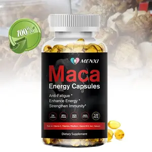 MACA ROOT Capsules 120 Pills Peruvian Maca Extract for Men Organic Vitamins MX