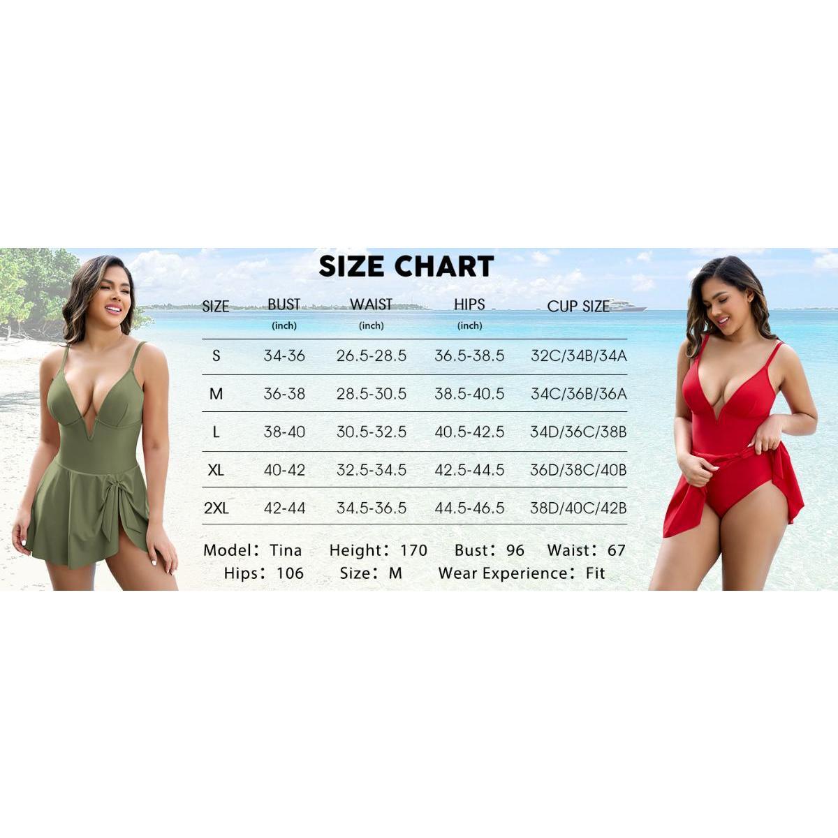 Joyshaper Swim Dress for Women One Piece Skirted Swimsuit Tummy Control Bathing Suits Swimdress Sexy Swimwear