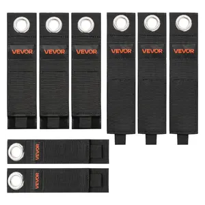 VEVOR Extension Cord Straps, 8-Pack Cable Holder Organizer, Heavy-Duty Extension Cord Hanger for Garage Organization and Storage, 52.9lbs Weight Capacity Storage Strap, Stocking Stuffer for Dad Mom