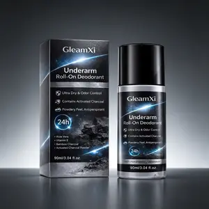 Underarm Roll On Antiperspirant Deodorant with Charcoal 24 Hour Odor & Sweat Protection Long Lasting Freshness Gentle Formula for Daily Use