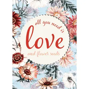 All You Need Is Love - Painted Daisies Seed Packets