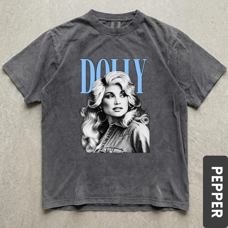 Dolly Parton Memorial Shirt Vintage Country Music Tribute Tee Retro Singer Remembrance Graphic T-Shirt