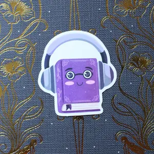 Book Girlies 4 Cute Vinyl Sticker Pack