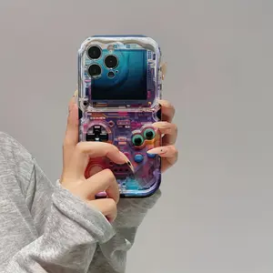 A Creative Phone Case with a Game Console Pattern, Suitable for iPhone 17 Air/16 Plus/15 Pro Max/14 Pro/13/12/11/XS Max/X Phone Case, Ideal Gift for Family, Friends, Lovers, Boyfriend, Girlfriend, Best Choice for Holiday Gifts NYBLK07