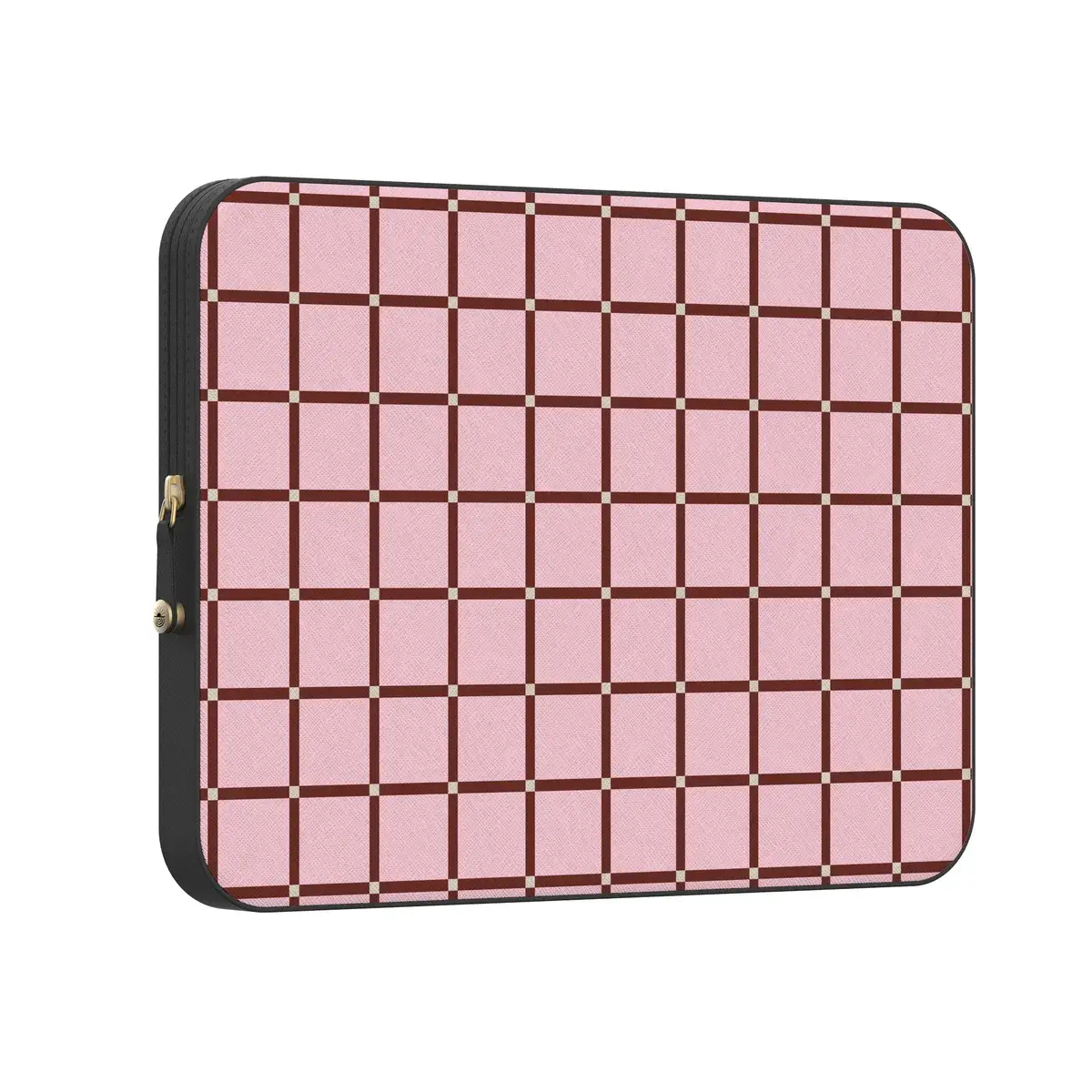 Casely MacBook Laptop Sleeve Case | Uptown Gridlock | Pink Checkerboard