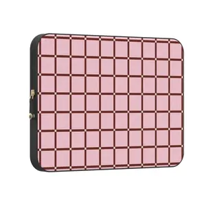 Casely MacBook Laptop Sleeve Case | Uptown Gridlock | Pink Checkerboard