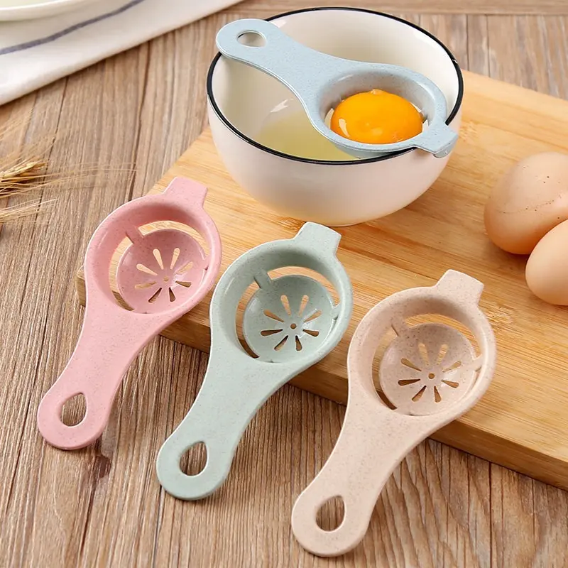 3PCS Egg Separator Egg Yolk White Separator Egg White Separator Egg Whites Strainer Filter Divider Egg Separator Tool Kitchen Baking Gadget