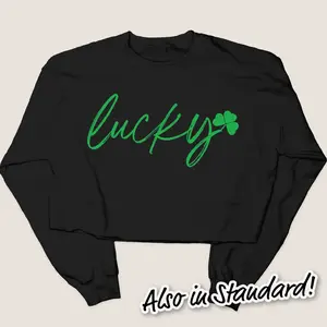 St. Patricks Day Sweatshirt - Lucky Shamrock