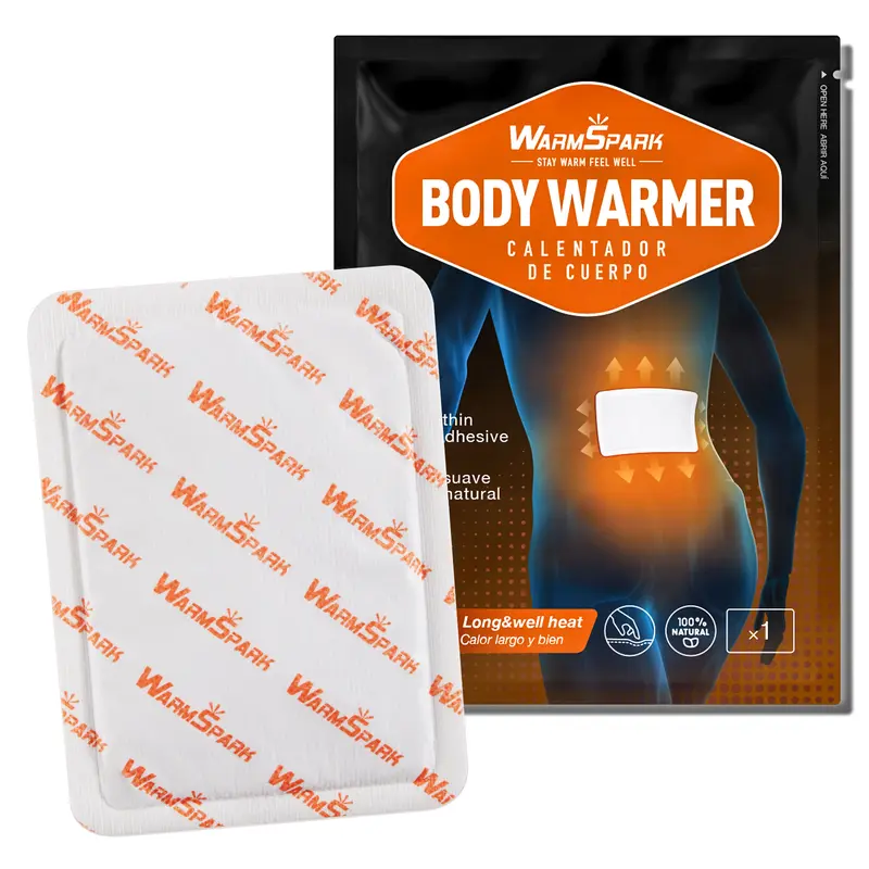Body Warmer with Adhesive Heat Pack Warmer Value Pack - 10 Individual Warmers