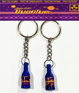Fallout 4 Nuka Cola Quantum Bottle Keychain - 1.25in Collectible Gaming Accessory