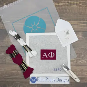 Alpha Phi 3x2 Needlepoint Kit