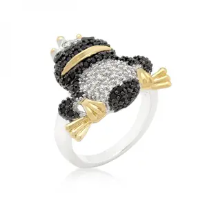 Cubic Zirconia Frog Prince Ring (size: 06) R08278t-v01-06