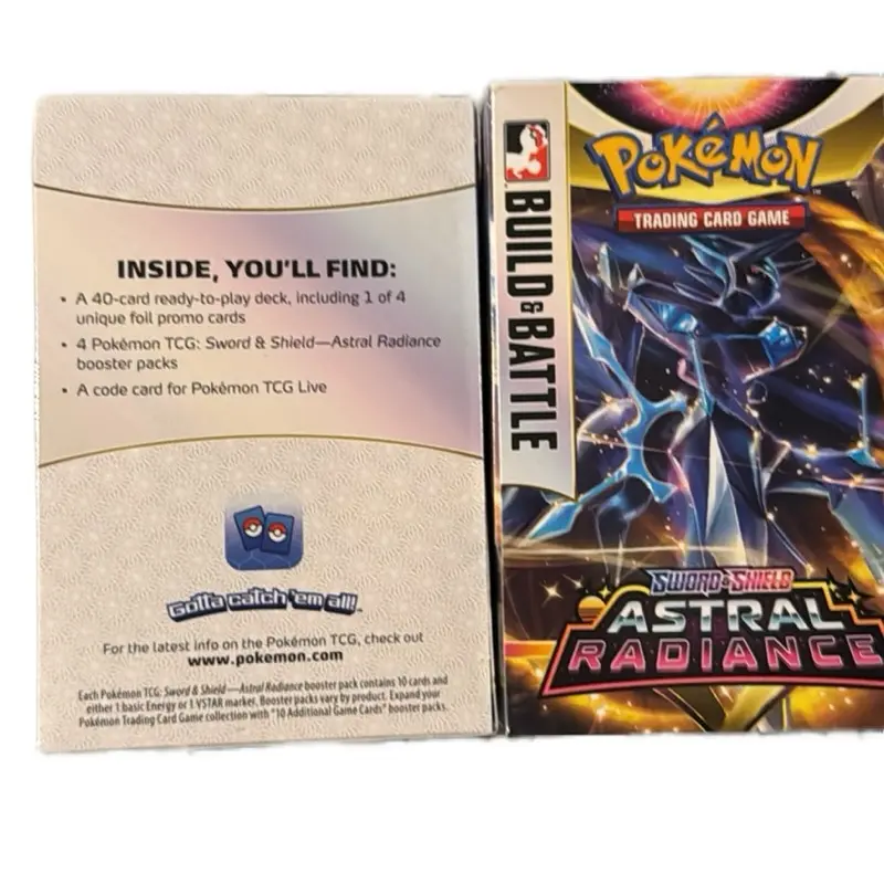 Pokmon Astral Radiance Build and Battle Box - Includes 40 Card Deck, Unique Promo Cards, and Code Card for Pokmon TCG Live - TikTok Shop Pokmon Astral Radiance Build and Battle Box - Includes 40 Card Deck, Unique Promo Cards, and Code Card for Pokmon TCG Live - TikTok Shop
