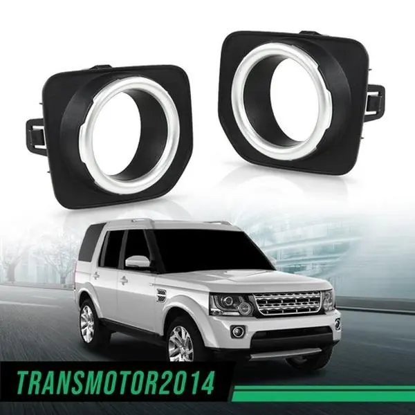 GPLUS 100% Brand New High-Quality Plastic Fog Light Cover Bezel Pair, Exact Fit Trim for 2010-2016 Land Rover LR4, Plastic Trim, 1 Pair Fog Light Cover Bezel