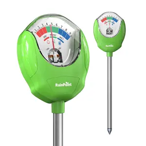 RainPoint Soil Moisture Meter for Plants - Accurate Plant Water Meter Soil Tester for Garden, Lawn, Farm, Outdoor & Indoor Use,No Batteries Needed(Green)