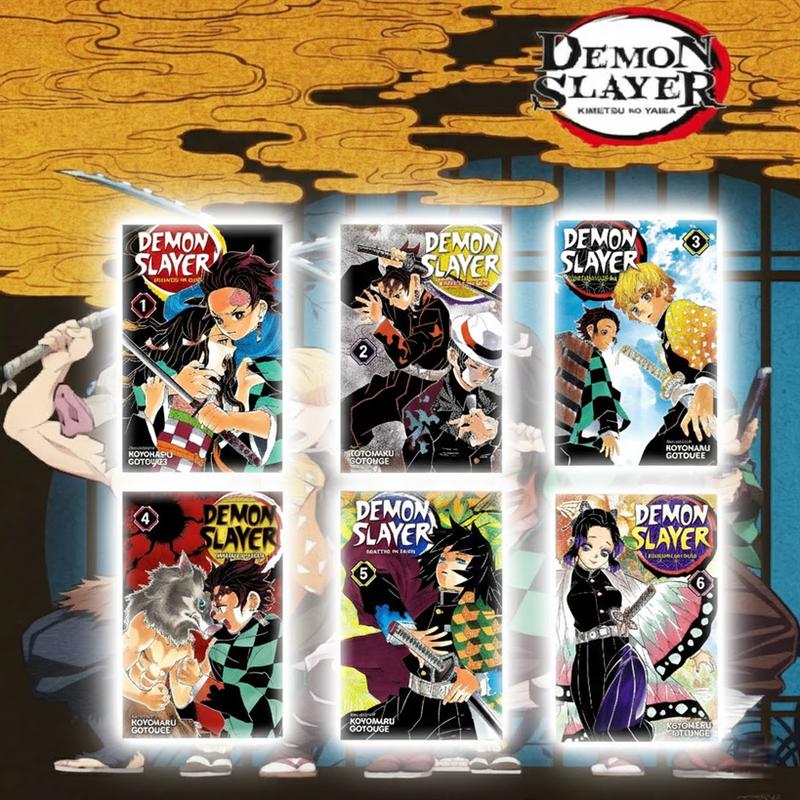 Demon Slayer SS1-Kamado Tanjiro Unwavering Resolve Arc (Paper Back): Kimetsu No Yaiba Vol.1 - Vol.6