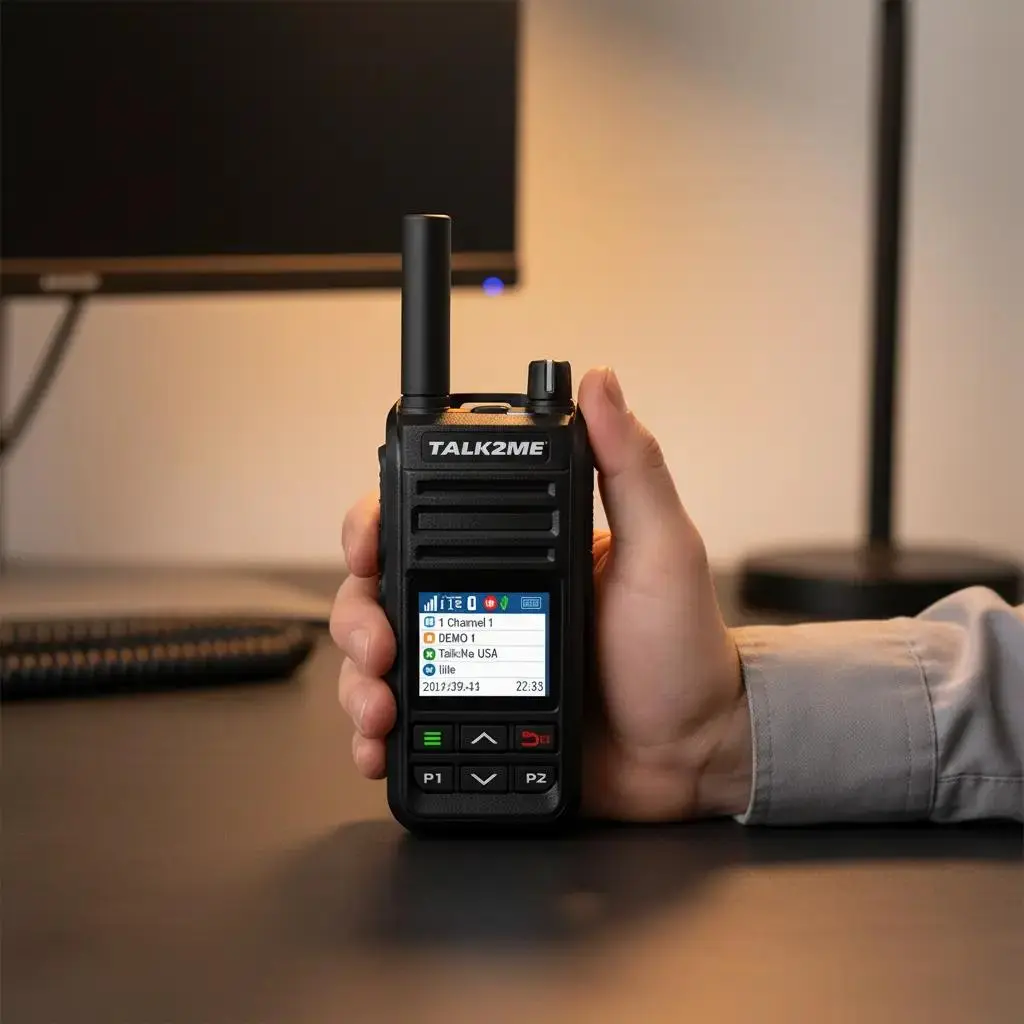 Talk2Me 25 PRO Digital Walkie Talkie - Compact Dual-Ready Business Communication Tool with 6000 mAh Battery, LTE Cat-M1 Tech, Crystal-Clear Audio, Seamless Connectivity, North American Plus Service