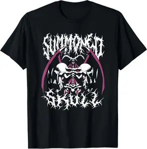 Yu-Gi-Oh! Duel Monsters Heavy Metal Summoned Skull Anime T-Shirt 100% Cotton Casual Graphic Tee for Men Short Shortsleeve Round Neck Natural Cotton Menswear Fashion