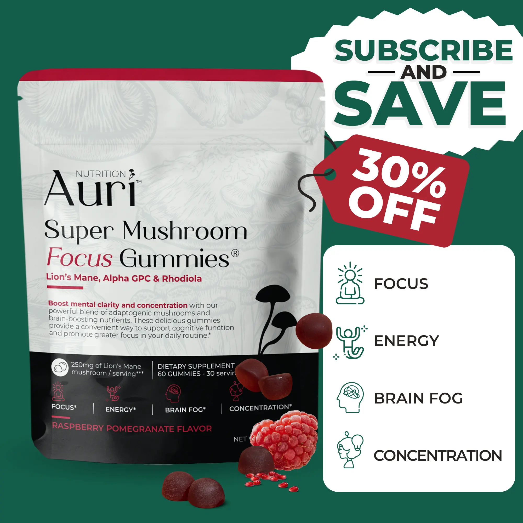Super Mushroom Focus Gummies® Super Mushroom Focus Gummies®