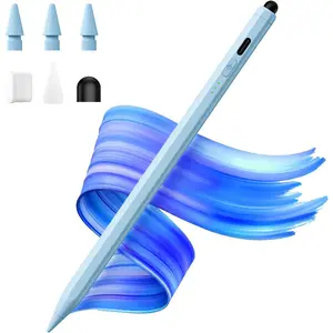Stylus Pen for iPad(2026-2018),13 mins  Charge Pencil with Tilt Sensitivity and Palm Rejection for iPad A16/10/9/8/7/6,Air 13"/11"/M3/M2/5/4/3,Pro 11"/13"/12.9"/M4/M2/M1,Mini 7/6/5,Blue