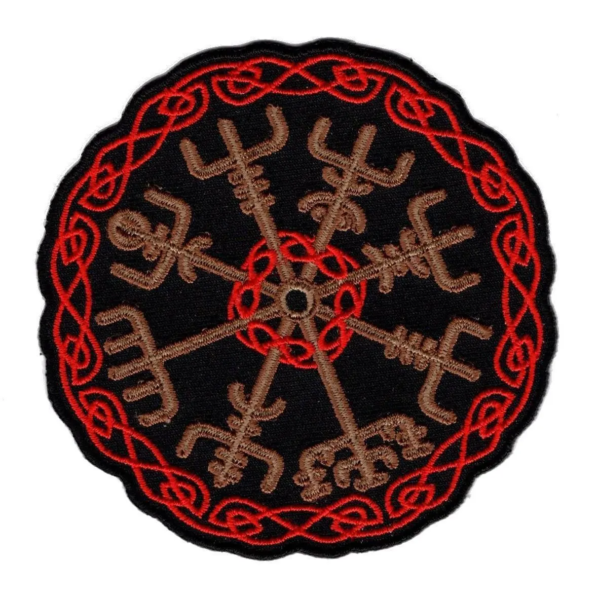 Viking Compass Vegvisir Iron on Sew on Patch by Miltacusa