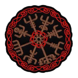 Viking Compass Vegvisir Iron on Sew on Patch by Miltacusa
