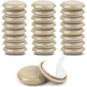 24 count Self-Stick Appliance Sliders for Kitchen Appliances, 1-1/4 Inch Furniture Sliders, Easy to Gliding &  Saving, Chair Sliders for Carpet - Move Furniture Smoothly, Keep Floors !