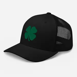 Shamrock Trucker Hat | Black Outdoors Snapback