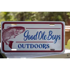 Redfish - License Plate