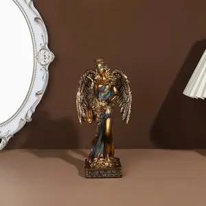 Resin Wealth Goddess Figurine, Decorative Home Ornament, Unique Gift Idea, High-Quality Resin Material, Perfect for Collectors