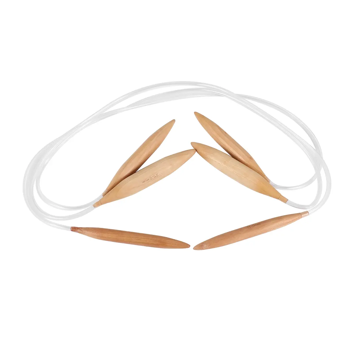 Bamboo Circular Knitting Needles Set Oversize Circular Knitting Needles Jumbo Needles for Chunky Yarn US Size 19, 35, 50