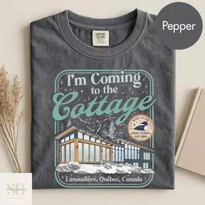Comfort Colors I'm Coming to the Cottage Shirt, Heated Rivalry Inspired Connor Ilya Sweatshirt, Hollander Rozanov Merch, Canadian Wolfbird