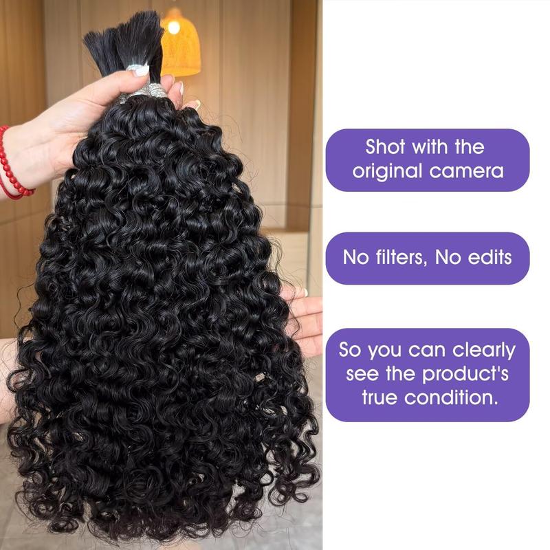 Lemoda Boho Human Braiding Hair Burmese Curly Bulk Human Hair Extensions For Bohemian Knotless Braids No Weft 12inch-32Inch 3Bundles/Lot 100g/1Bundle 1B Natural Black Salon-Quality Lemoda Boho Human Braiding Hair Burmese Curly Bulk Human Hair Extensions For Bohemian Knotless Braids No Weft 12inch-32Inch 3Bundles/Lot 100g/1Bundle 1B Natural Black Salon-Quality