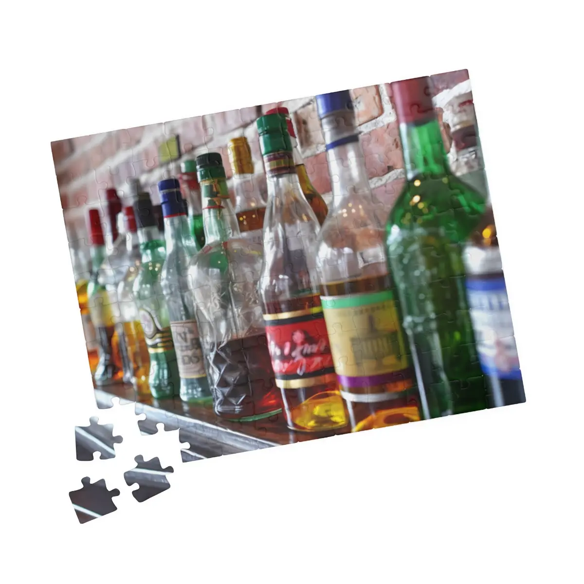 The Bottle Is Half Full Bar Back Puzzle (110, 500, 1014-piece)