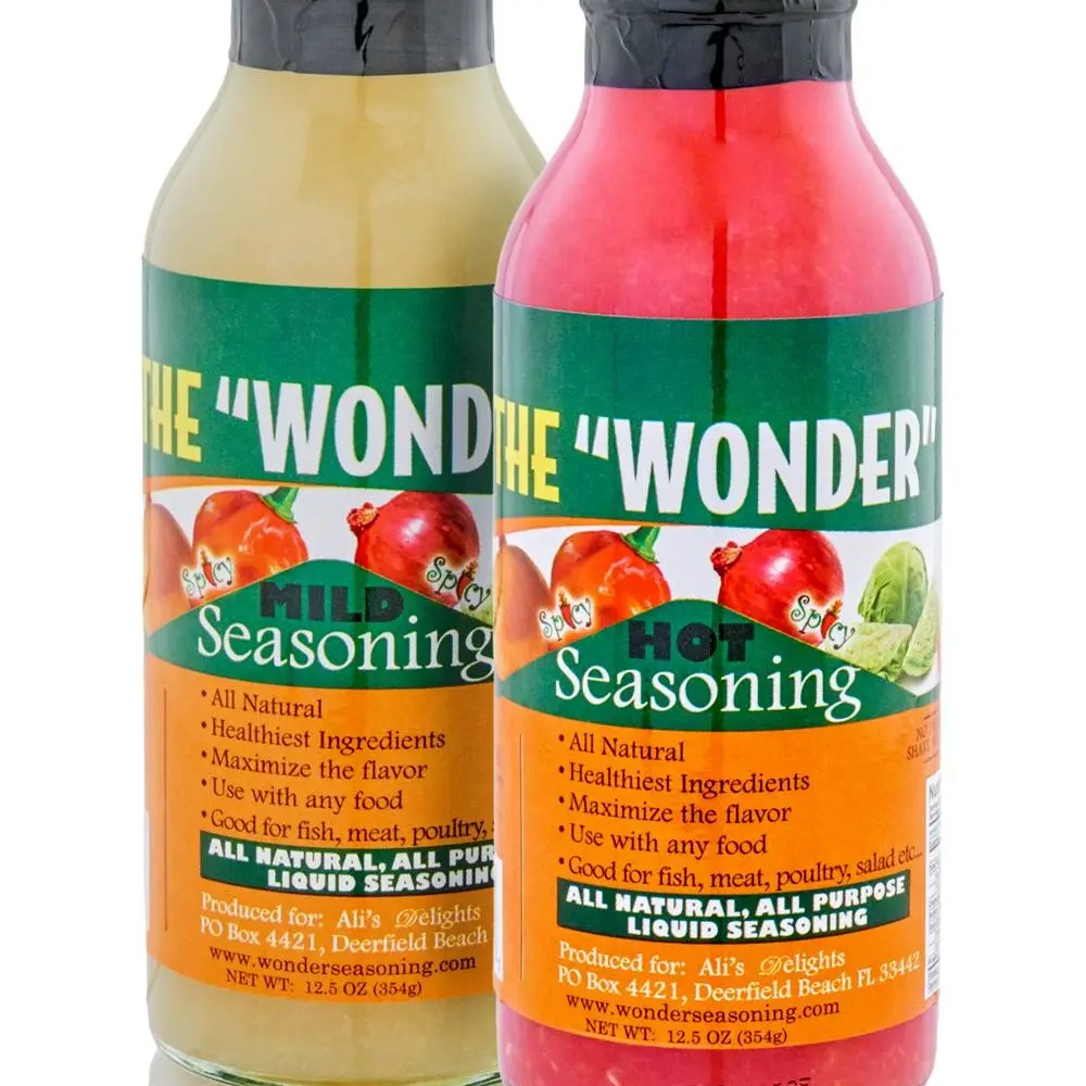 The Wonder Seasoning, All Natural, All Purpose, Hot & Spicy Liquid Seasoning