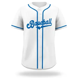 Unisex Baseball Jersey Button Down Shirts - Premium Mesh Breathable Base - Hip Hop Streetwear Layering Shirt for Men Women