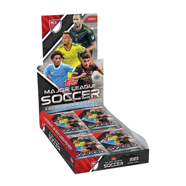 2023 Topps MLS Major League Soccer Hobby Box (3 Hits/Box & Possible Messi???)