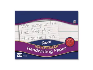 Pacon Multi-Program Picture Story Paper 1/2" One-Sided 8.5 x 11 500/Pack 2693